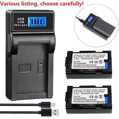 Cgr d08r caricabatteria lcd - cgr-d08r,