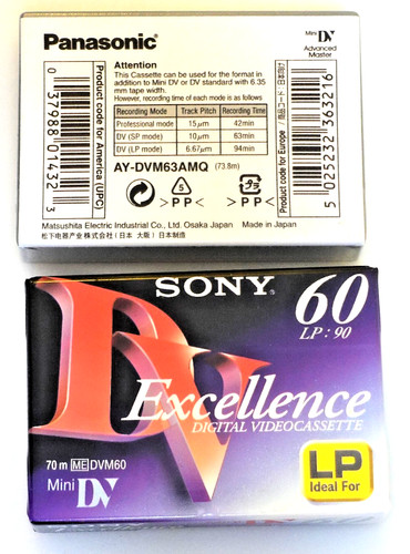 Mini sony excellence 60 - mini-dv,