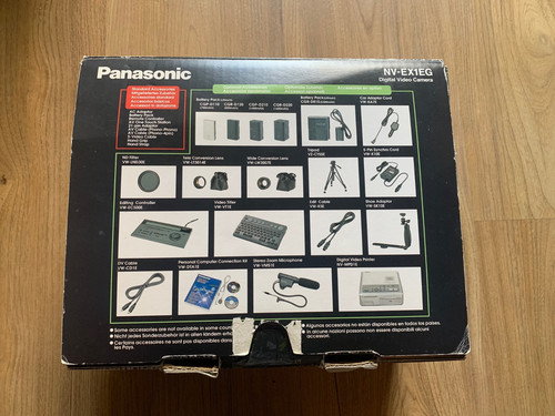 Videocamera panasonic ex - panasonic, nv-ex